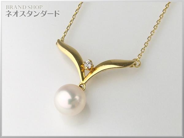 ミキモト K18YG パールネックレス アクセサリー 中古