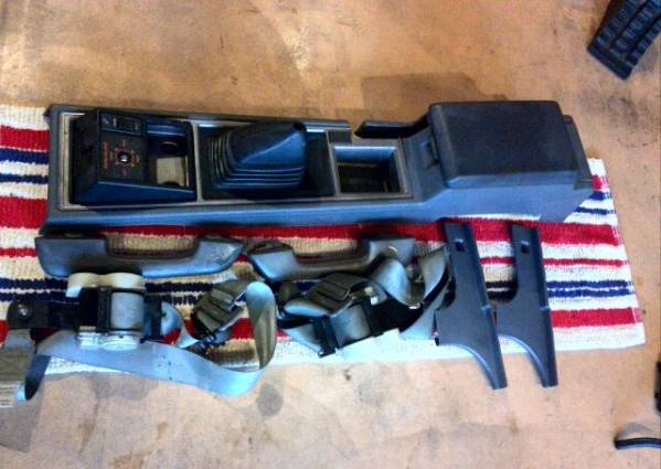 スカイライン　RS　R30 DR30 HR30 グレー内装セット コンソール