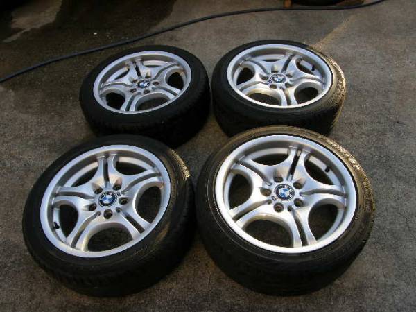 ＢＭＷ E46 318ツーリング　Ｍテク純正タイヤホイル中古ＳＥＴ