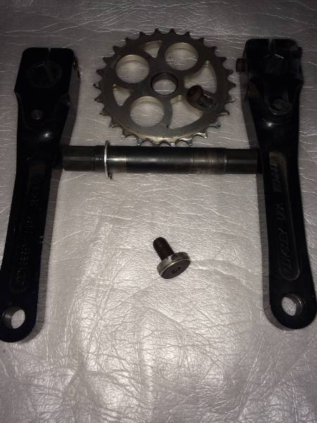 BMX Odyssey 3PC - | CRANK Crank Calibur CALIBUR Black Cranks