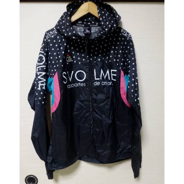 Ｍ黒桃緑SVOLME新品■スボルメウィンドブレーカーパーカーSoccer
