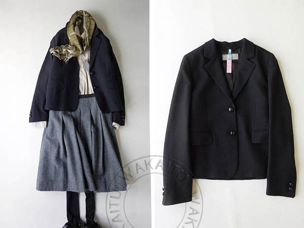 新品同様2013マーガレットハウエル*ヘリンボーン ジャケット/MHL