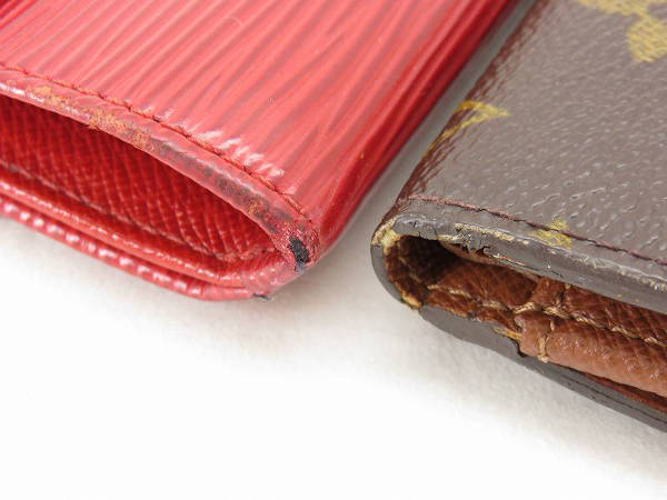 1円 ヴィトン モノグラム エピ Wホック 財布 計2点セット BP059