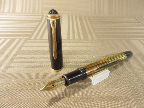 400NN 茶縞 ペリカン Takehara 万年筆 美しい茶縞に魅せられて