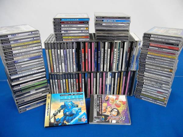 1円～★セガサターン ソフト107本セット ジャンク(0572)