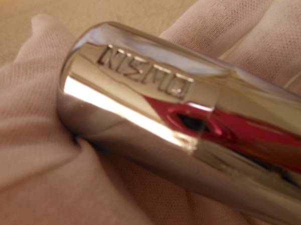 絶版 ！貴重！当時物！ NISMO ニスモ 旧ロゴ メッキ シフトノブ(日産用 