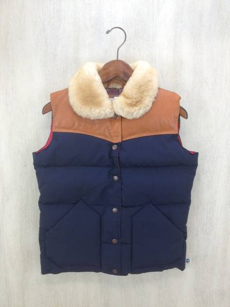 Penfield◆×Rope Picnic/ヨーク切替ダウンベスト/S/ナイロン/…