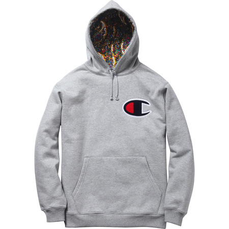 美品 13AW Supreme x Champion Pullover M パーカー ペイズリー