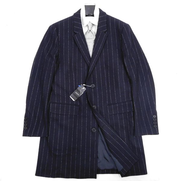 □7.8万 秋冬 正統派 JOSEPH HOMME メルトン チェスターコート HOMME