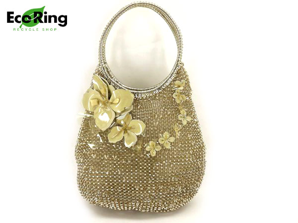 1円 アンテプリマ ワイヤー フラワー付き ハンドバッグ BP540