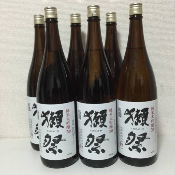 即決 新品】獺祭 50 1800ml 6本セット ☆獺祭 日本酒 純米大吟醸 50