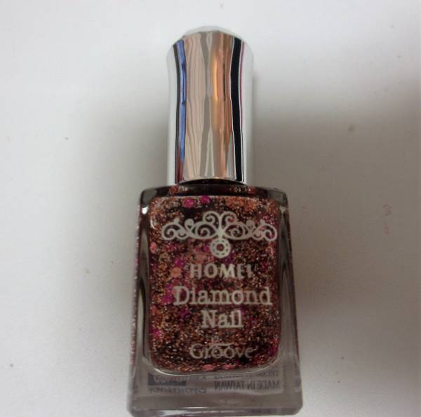 ホーメイ★ダイヤモンドネイルポリッシュD-13Dピンクサファイヤ_1