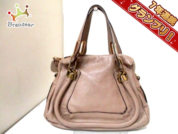 クロエ ハンドバッグ パラティ ベージュ レザー Chloe Chloe(クロエ