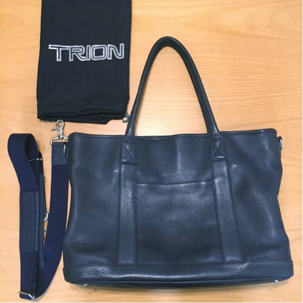 トライオン TRION トートバッグ ネイビー 2WAYトート