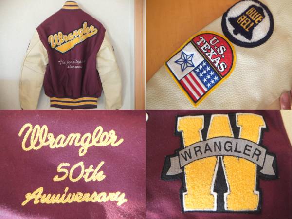 Wrangler ラングラー スタジャン50周年記念 袖革 スタジャンM Wrangler 