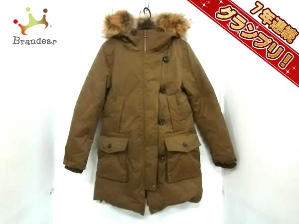 イネド ダウンジャケット 9 レディース 美品 ブラウン 冬物 INED