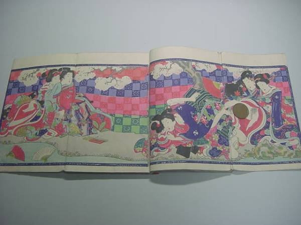 □淫水亭彩春画『艶色二葉源氏』江戸艶本枕絵和本浮世絵古文書□(和書