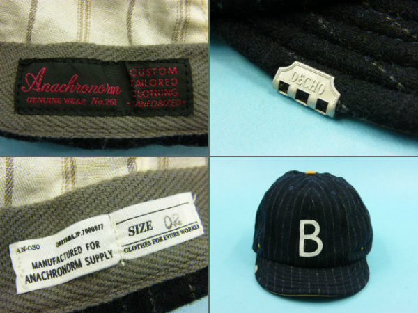 良好 デコー×アナクロノーム BEAT INITIAL CAP Size 02 #18160