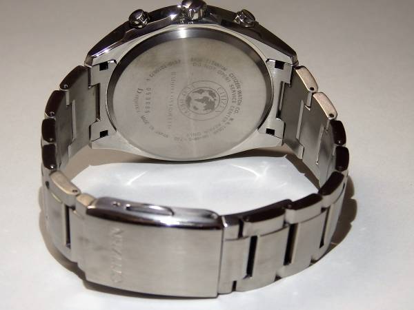 シチズン エコドライブ電波時計 クロノG ●ATP53-3032 ★超美品