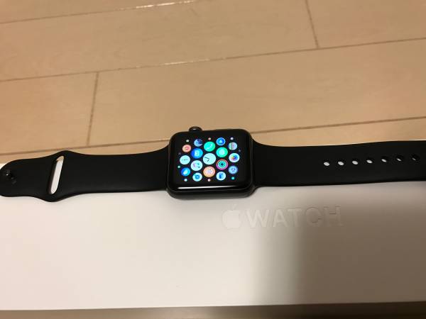 初代アップルウオッチ スポーツ 42mm スペースグレイ(A1554)