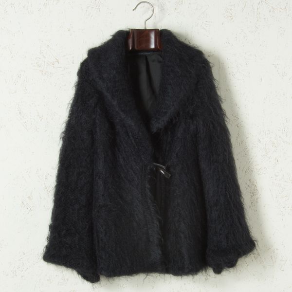 美品 ロベルトコリーナ ニット ジャケット 黒 S c10a290WMN ロベルト