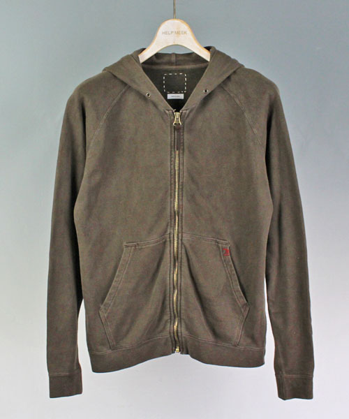 13aw visvim MUD HOODIE F.Z (GIZA) DK.MUD 1