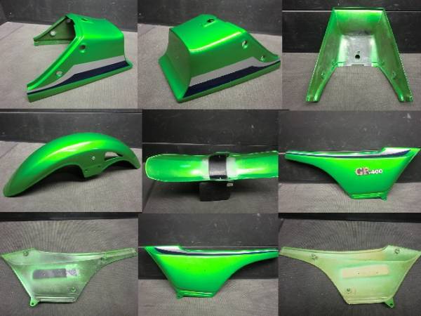 Z400GP　純正外装セット　キャンディライムグリーン塗装仕上品