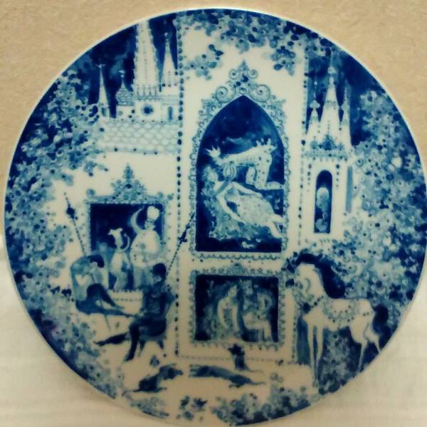 Meissen マイセンイヤープレート１９７４年 【いばら姫】