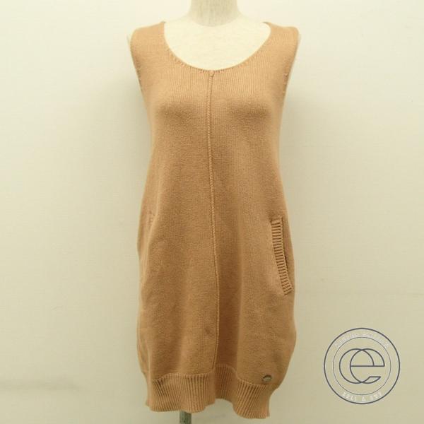 ◇フォクシーNY エンジェルヘアコットンワンピーステラコッタ38 FOXEY