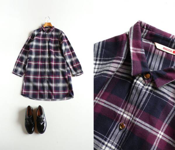 トゥモローランド BACCA チェックのワンピース バッカ