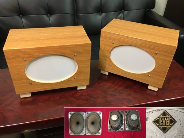 Telefunken 純正18×26㎝ 究極フルレンジユニットシステム_ペア