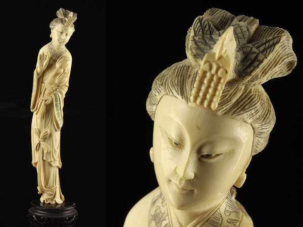 鶴頭 緒締玉 提げ物 鶴天 根付 二個 印籠 煙草入れ 時代堤物 時代提物