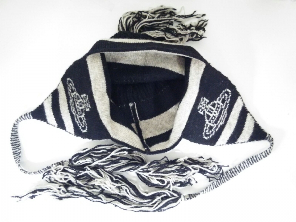 【タグ付】VivienneWestwood ボーダー ニット帽 Beanie Westwood Vivienne ニット帽 ボーダー タグ付VivienneWestwood