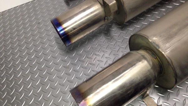 ■トヨタ　アリスト取外し　マフラー　純正社外不明　2本出し■