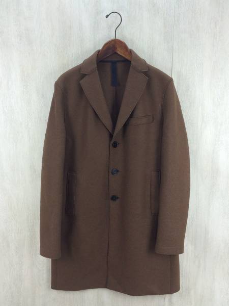 HARRIS WHARF LONDON◇コート/48/ウール/BRW | DOCS.WPEASYCART.COM