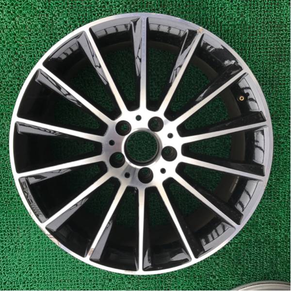【中古】W205アルミホイール1本 7.5J×19 ET44