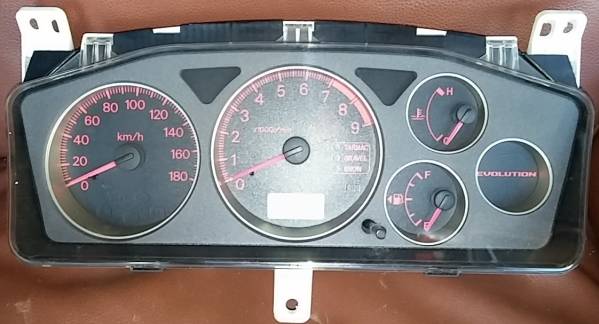 ランエボ　ランサーエボリューション　CT9A　スピードメーター