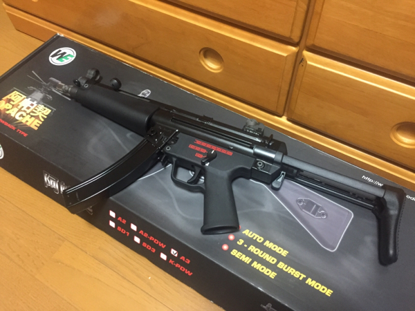 WE MP5A3 ガスブローバック　NPAS搭載モデル
