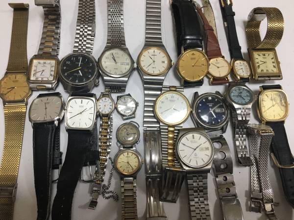 0061 1円SEIKO セイコー/電池式腕時計 ジャンクまとめ売り 0061 1円