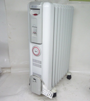 デロンギ オイルヒーター H290912ECF 美品 デロンギ○オイルヒーター○H290912ECF/～8畳 中古 送料元払い発送に