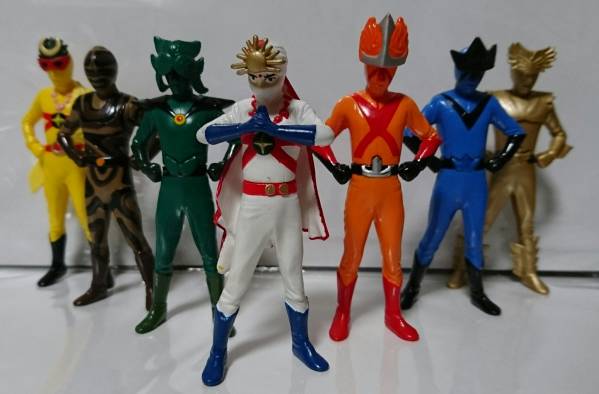 レインボーマン HGシリーズ ガシャポン 全7種セット HG - 7人の化身 全7種
