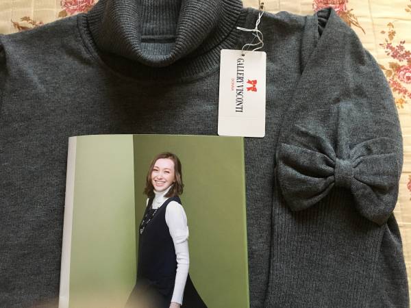 ビスコンティ 今季カタログ タートル 袖かわいいリボン 新品