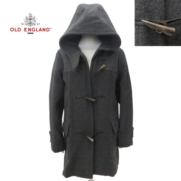 OLD ENGLAND オールドイングランド 本革使用 本格ダッフルコート
