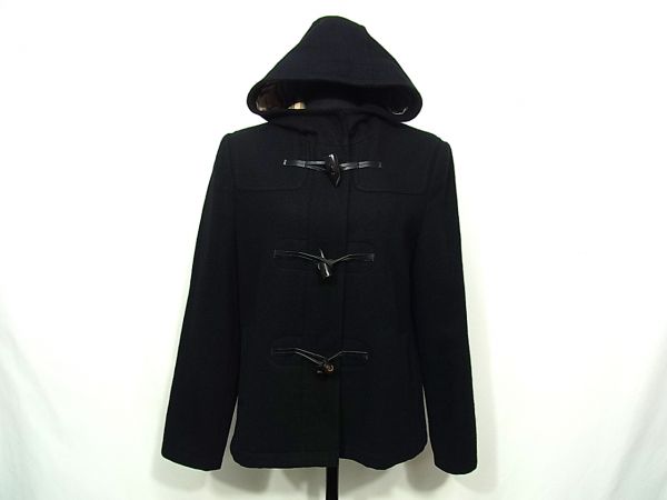 Burberry Duffle coat ダッフル コート 黒 英国製 バーバリーロンドン