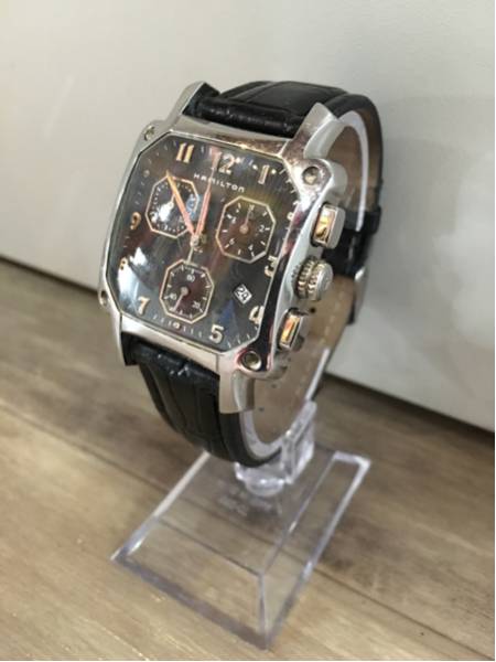 HAMILTON/ハミルトン 6319 ロイド クロノグラフ腕時計 黒