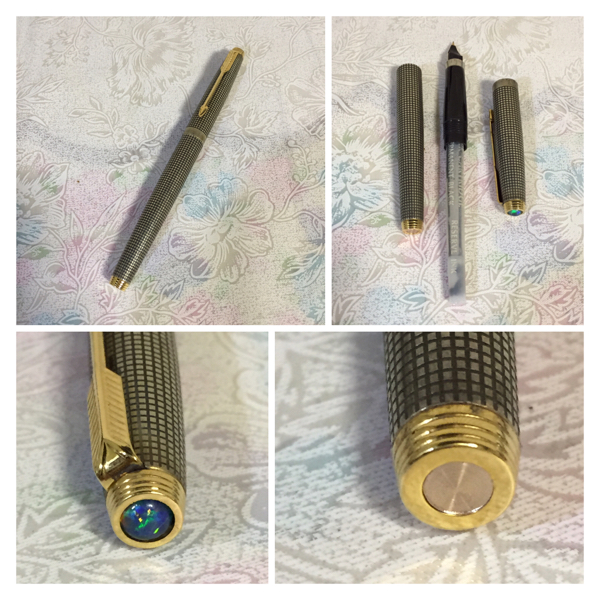 Parker sterling ペン先14k 万年筆 銀製 パーカー 事務、店舗用品