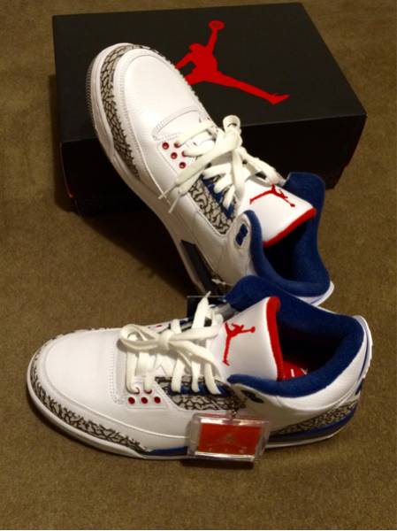 新品 未使用 NIKE AIR JORDAN 3 RETRO OG TRUE BLUE 28cm