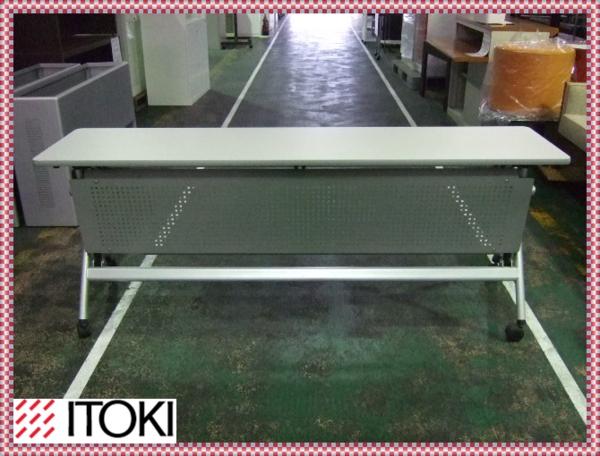 【送料別】イトーキ スタッキングテーブル ※幕板付き