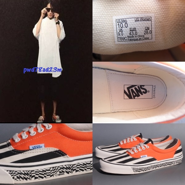 美品 赤西仁着USA企画 VANS ERA OG LX サイドテープ 28cm