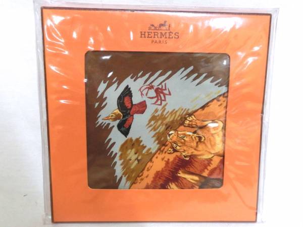 1円 未使用 HERMES エルメス アフリカ シルク スカーフ ①b193